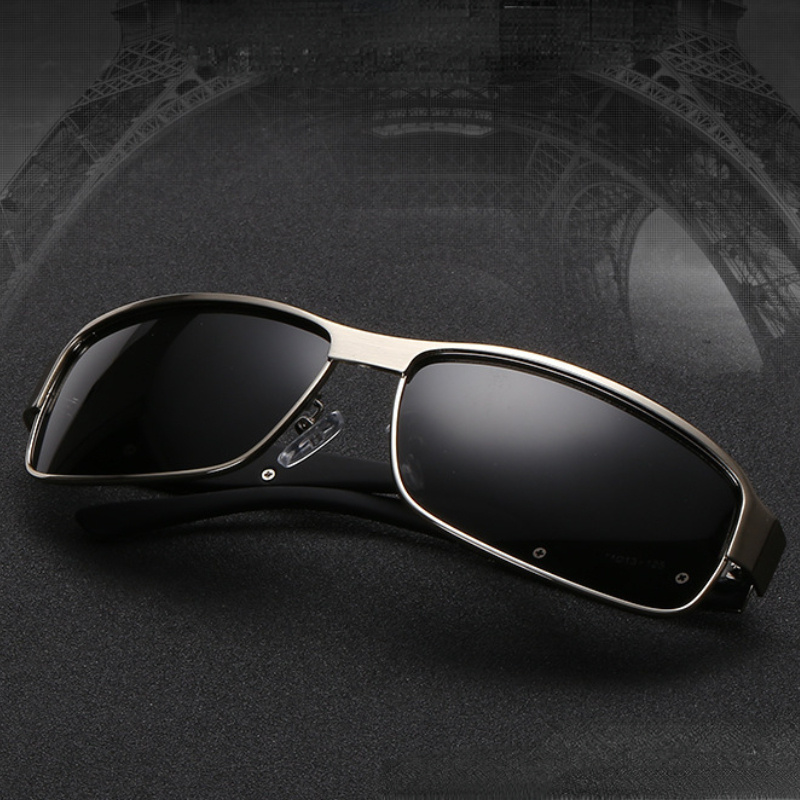 

Men's Casual Style Fashion Glasses, Outdoor Sunshade, 5.91in Frame Width, 2.36in Lens Size