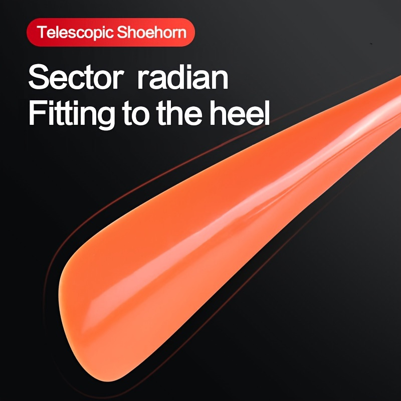 1pc Retractable Stainless Steel Shoe Horn, Durable Shoe Spoon, No Need To Bend Down, Shoe Wear Assistant For Pregnant Women, Seniors