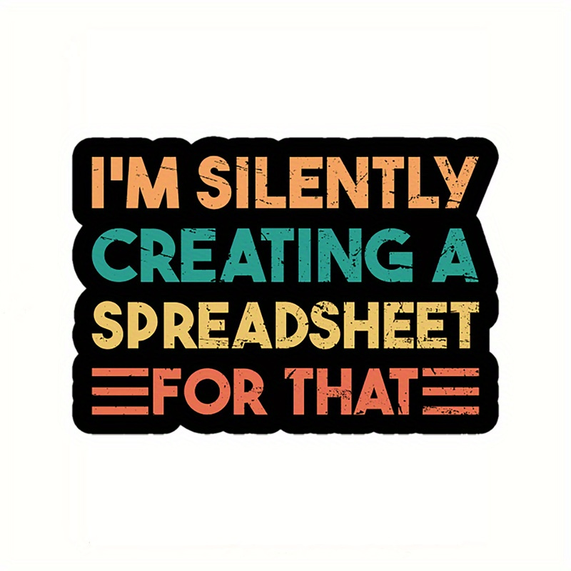 

Silent Creator Car Sticker - Vinyl Material For Laptop, Water Bottle, Car, Truck, Motorcycle, Vehicle, Paint, Window, Wall, Cup, Toolbox, Guitar, Scooter, Decals, Auto Accessories