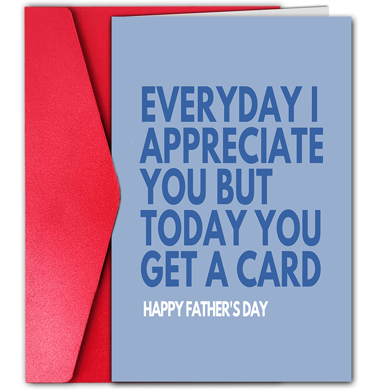 

Fun & Creative Father's Day Greeting Card - Family & Friends, Cartoon Design, Ideal For Birthdays &