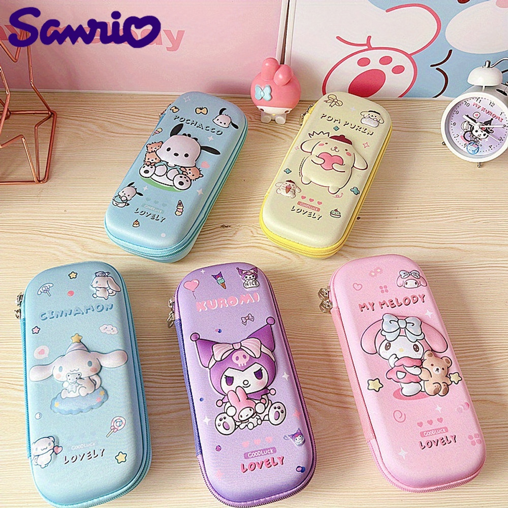 

Authorized: 1pc Hello Kitty Kuromi Cartoon Cute Pencil Box, Y2k Cinnamoroll Storage Box, Melody Holiday Gifts