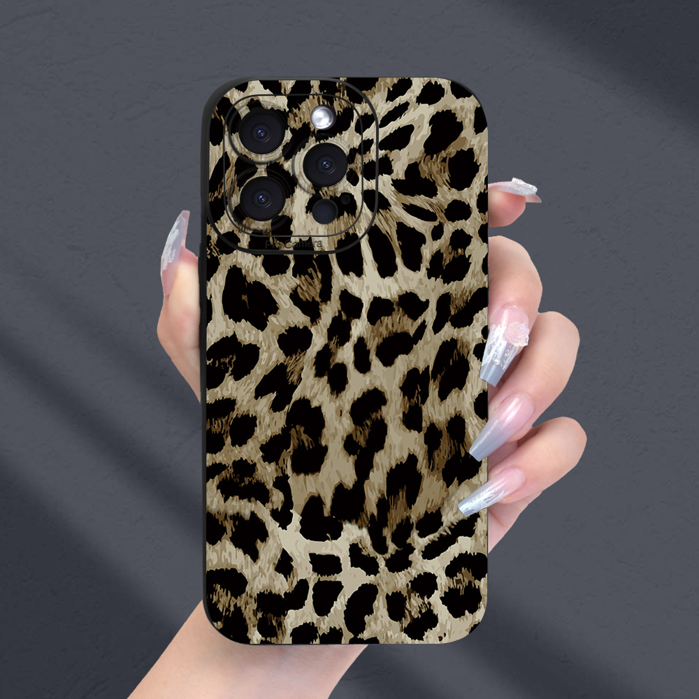 

New Creative Leopard Design Phone Case, Ultra-thin Matte Feel For Iphone 15/14/13/12/11/xs/xr/x/8/7/se2/se3/plus/pro Max