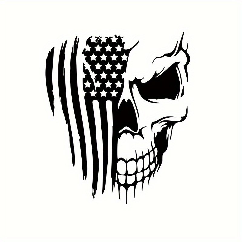 American Flag And Car Vinyl Decals For Motorcycles, Vehicles, - Decorative Stickers And Accessories For Tuning