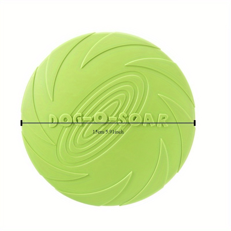 6pcs Rubber Dog Flying Disc Set for Outdoor Games
