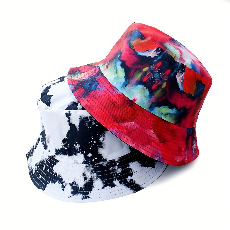 Tie Dye BUCKET HAT Women Summer Hat Sun Hat Women Cotton