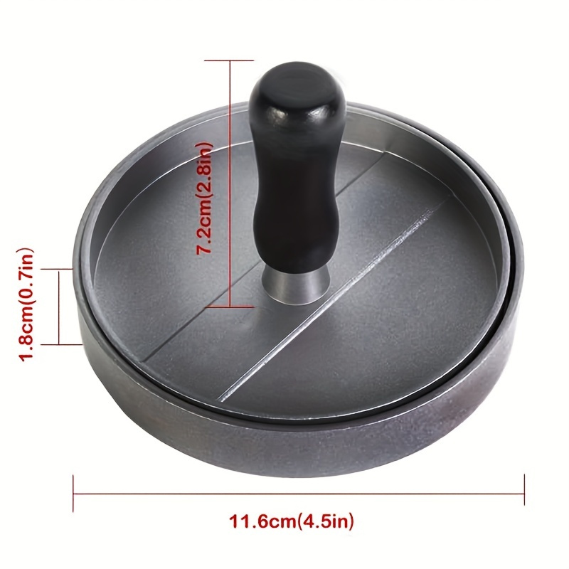 E-shop 1 Stück Professionelle Aluminium-Fleischpresse, mit Rostschutzbeschichtung, für optimale Fleischzubereitung