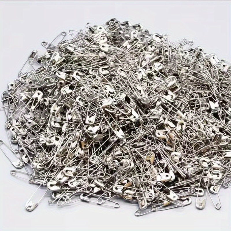 

300-piece Safety Pin Set - Assorted Sizes, Gold/silver/black Finish, Durable Iron Craft Pins For Diy Projects & Home Use