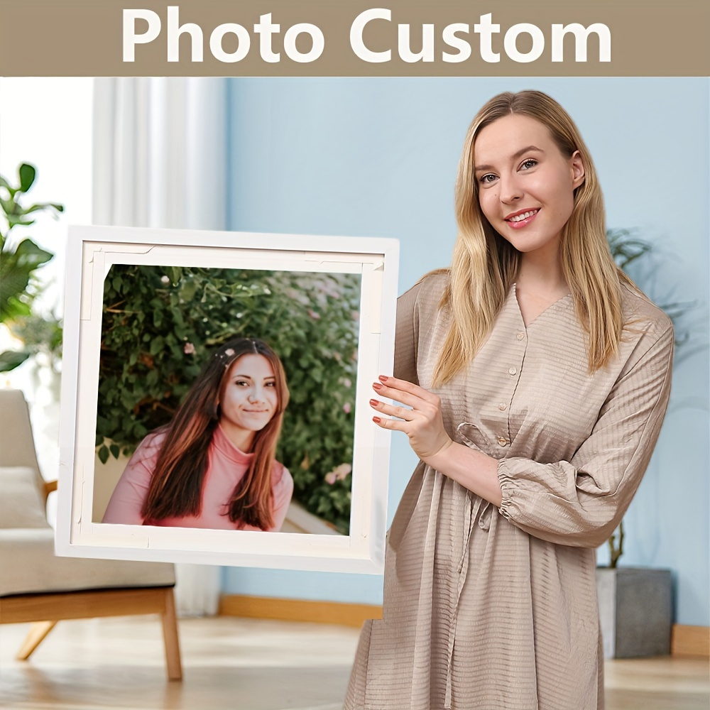 

Custom 9.8x9.8" 5d Diamond Painting Kit - Personalize With Your Photo, Diy Round Acrylic Diamond Art For Adults, Complete Set With Tools & Diamonds, Home Decor & Unique Gifts, Diamond Art Kits