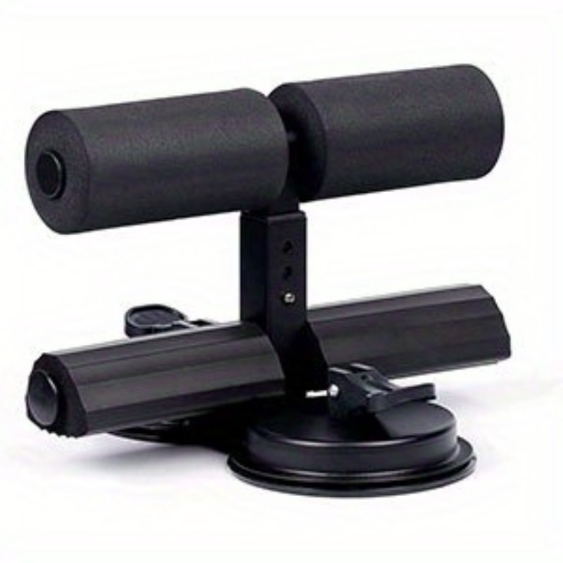 Family-Grade Sit-Up Bar with Dual Suction Cups and Leg Supports for Full Body Workout, Abdominal and Core Strength Training, Durable Plastic Construction, Power-Free Exercise Tool for Home Fitness