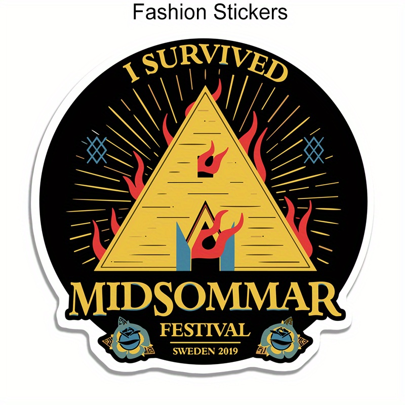 

Sacrifice - Midsommar Festival Car Stickers For Laptop Water Bottle Car Truck Van Suv Motorcycle Vehicle Paint Window Wall Cup Toolbox Guitar Scooter Decals Auto Accessories