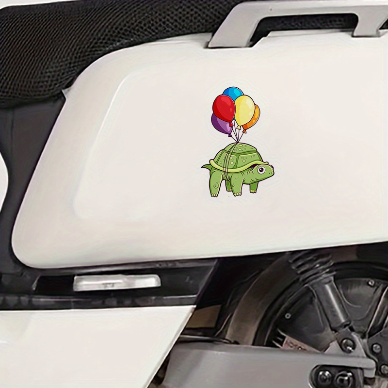 Car Window Decal Sea Turtle Vinyl Decal Sticker - Ocean Animal, Self-Adhesive For Car Window Or Wall Seashell Stickers