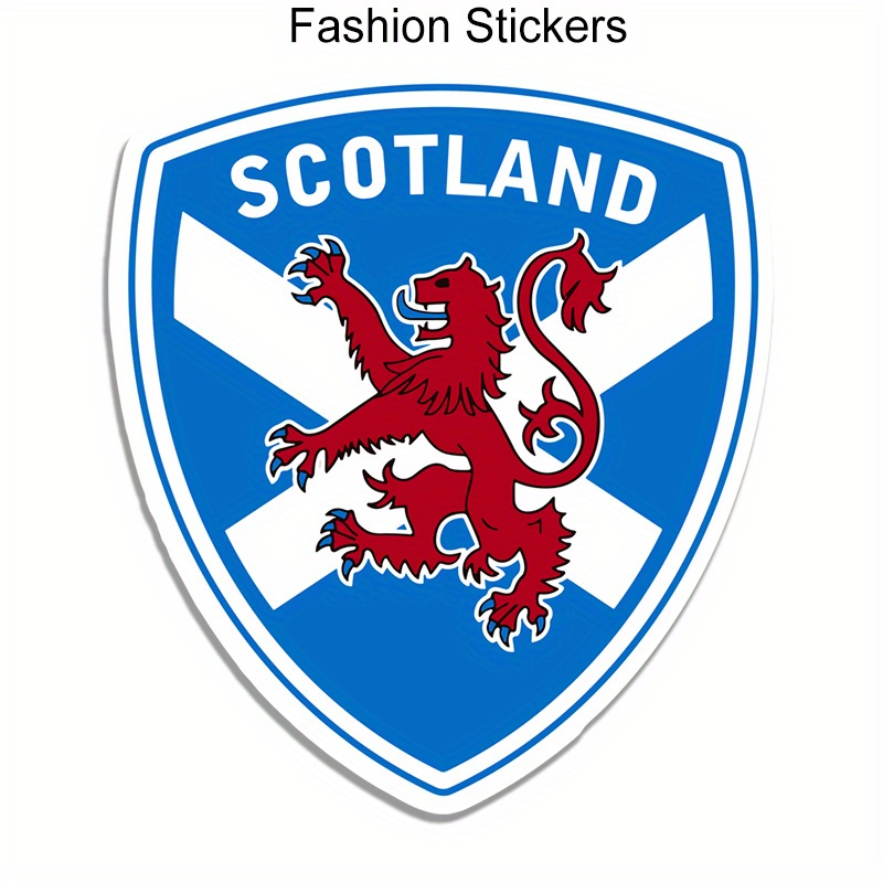 

Scottish Lion & Flag Car Stickers For Laptop Water Bottle Macbooks Car Truck Van Suv Motorcycle Vehicle Paint Window Wall Cup Toolbox Guitar Scooter Decals Auto Accessories
