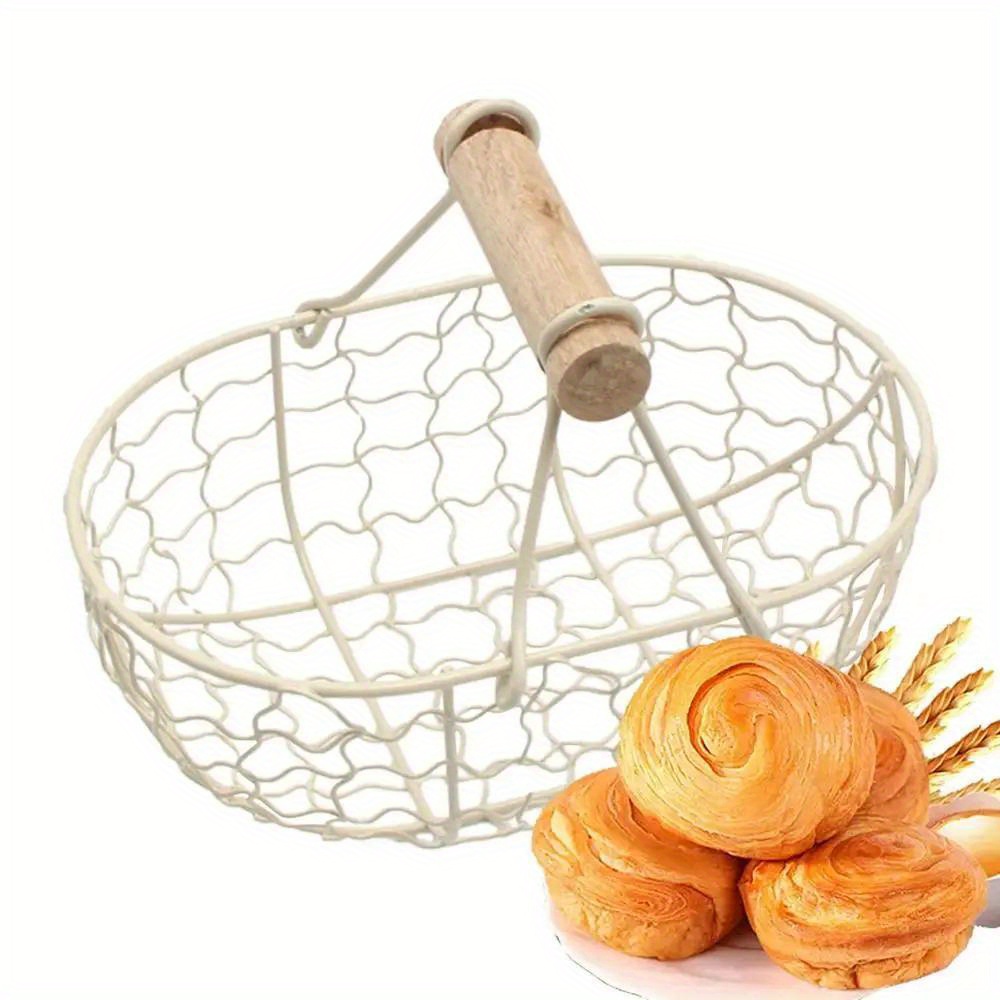 rustic farmhouse egg basket     holds 24 eggs   kitchen organization decor details 4