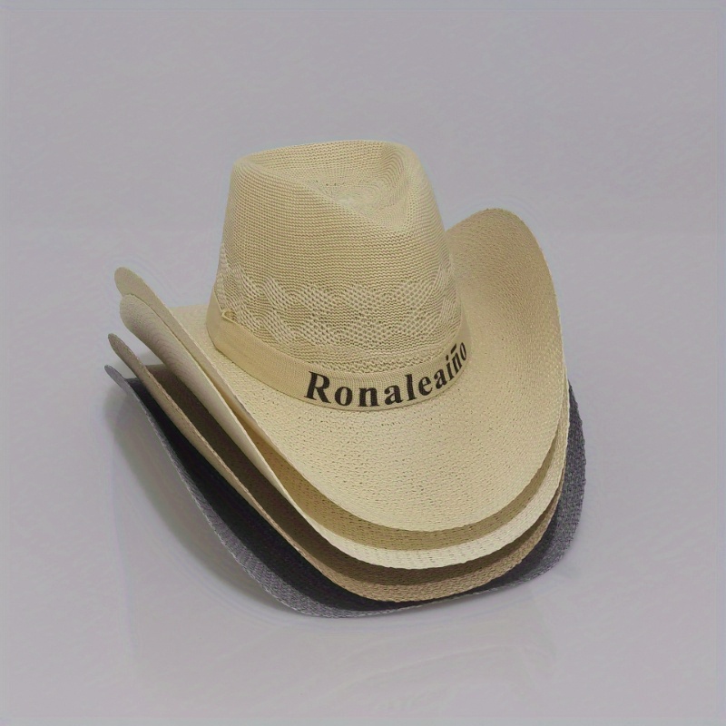 Western Cowboy Hat For Men Stylish Sun Protection Straw Hat For Farmers  Fishermen And Fishing, Shop The Latest Trends