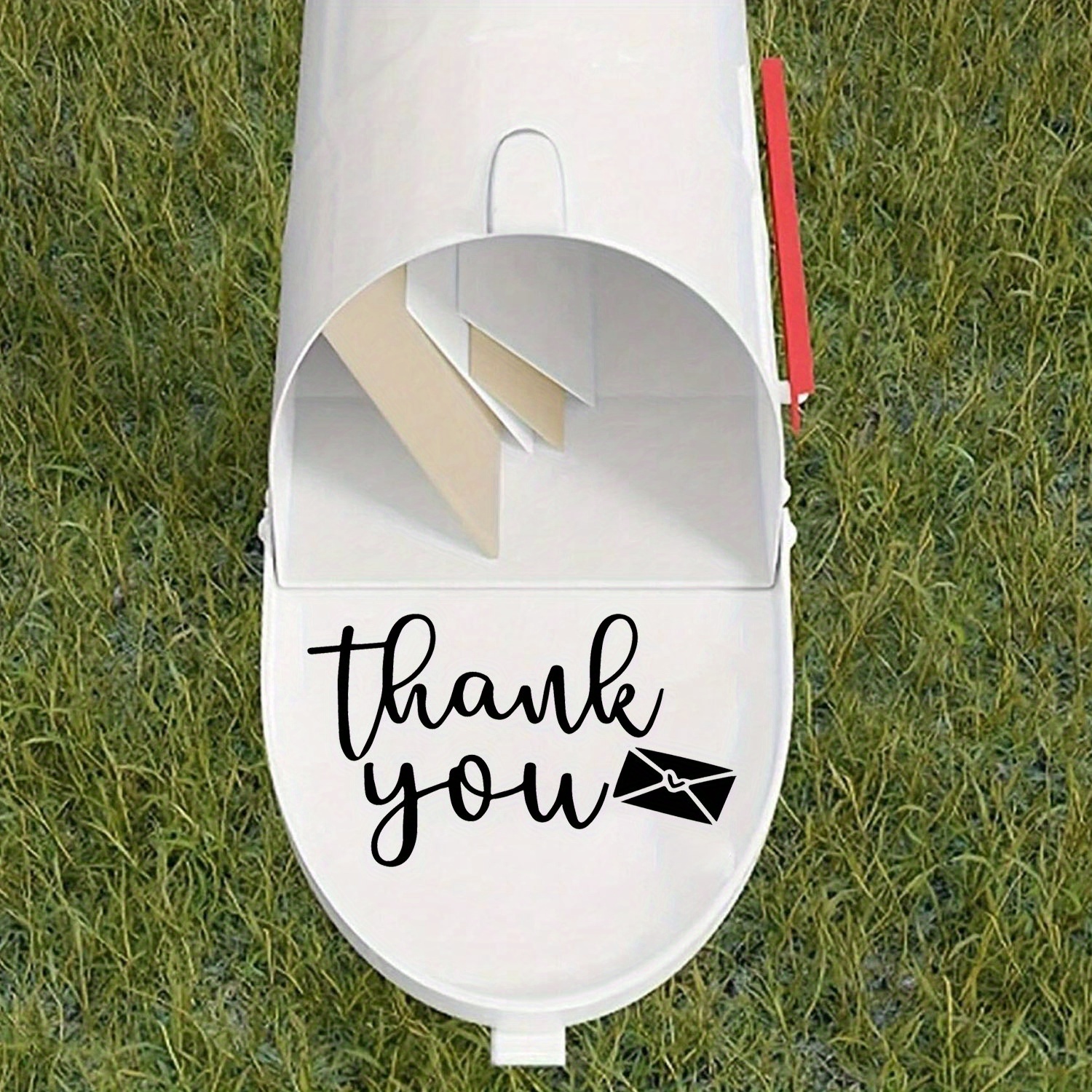 

Thank You Mailbox Decal, Gratitude Sticker For , Letter Decal For Mail Carrier, Decorative Mailbox Accessory, Home Improvement, Outdoor Sticker