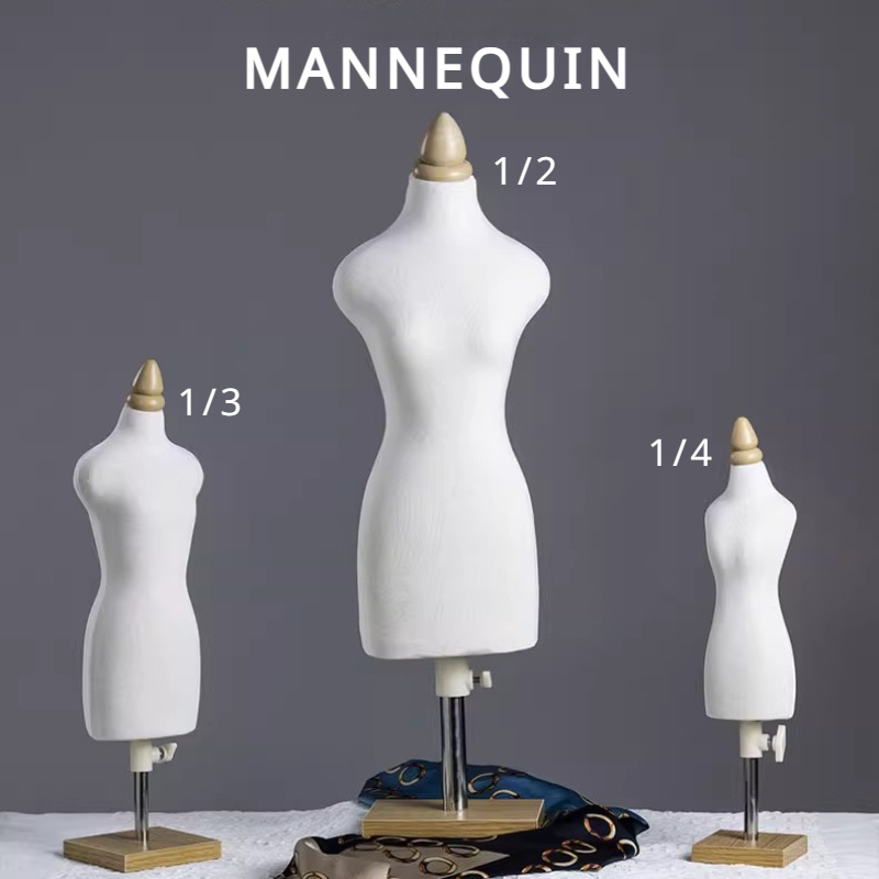 

Mini Bjd Mannequin For Sewing And Tailoring - 3d Fashion Design Model With Needle Insertion, White - Perfect For Wedding Dresses & Clothing Display Sewing Mannequin Sewing Mannequin Adjustable