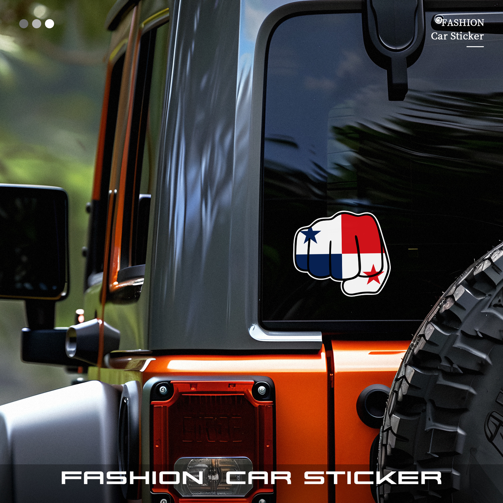 

Fist Decal, Waterproof Vinyl Car Bumper & Window Sticker, Durable Emblem For Laptops & Helmets