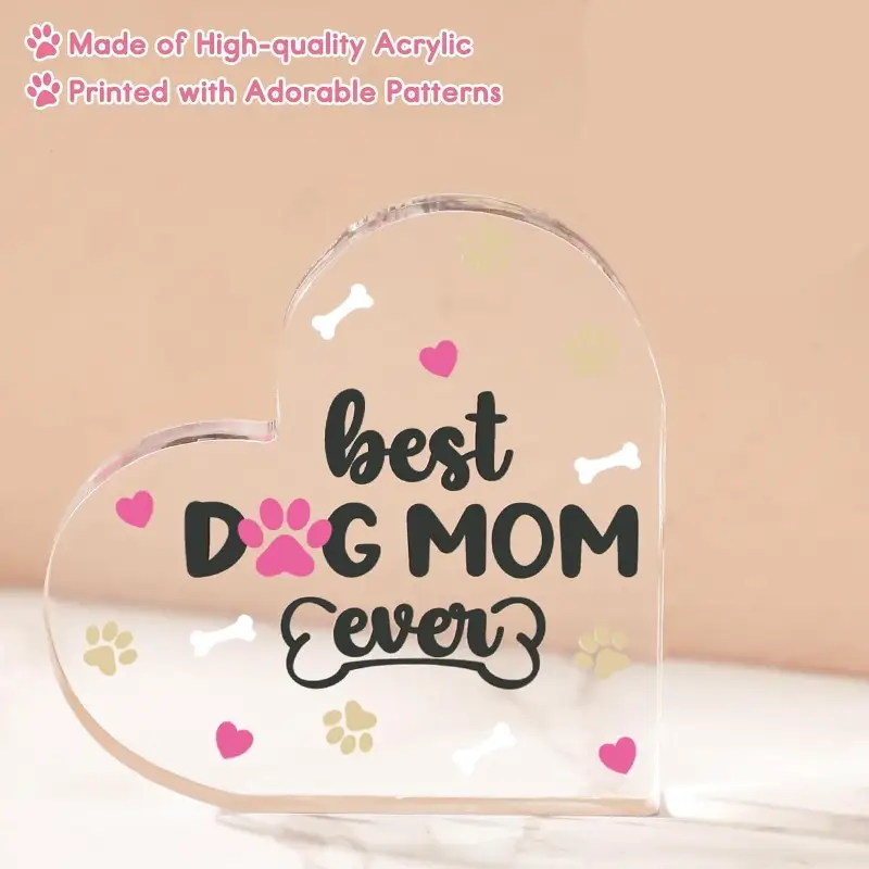 Dog Moms Are The Best Moms Acrylic Plaque Dog Moms Are The Best Moms Acrylic Plaque