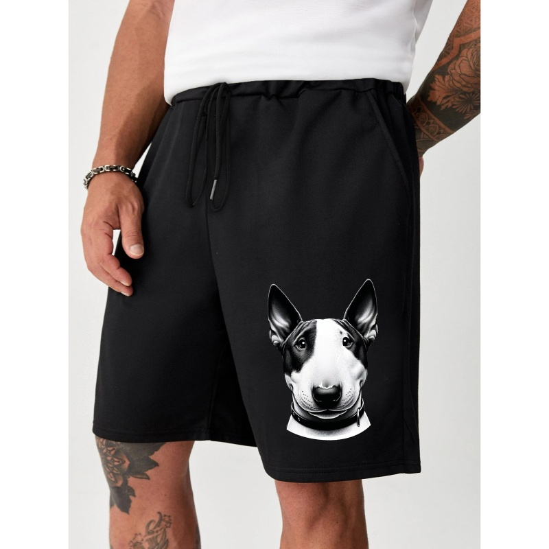 

Men's Graphic Printed , Drawstring Shorts For Summer Beach Resort & Summer Daily