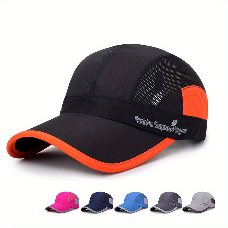 

1pc Unisex Sunshade Breathable Adjustable Baseball Cap With Trendy Pattern For Outdoor Hiking, Running, Camping, Fishing Sports