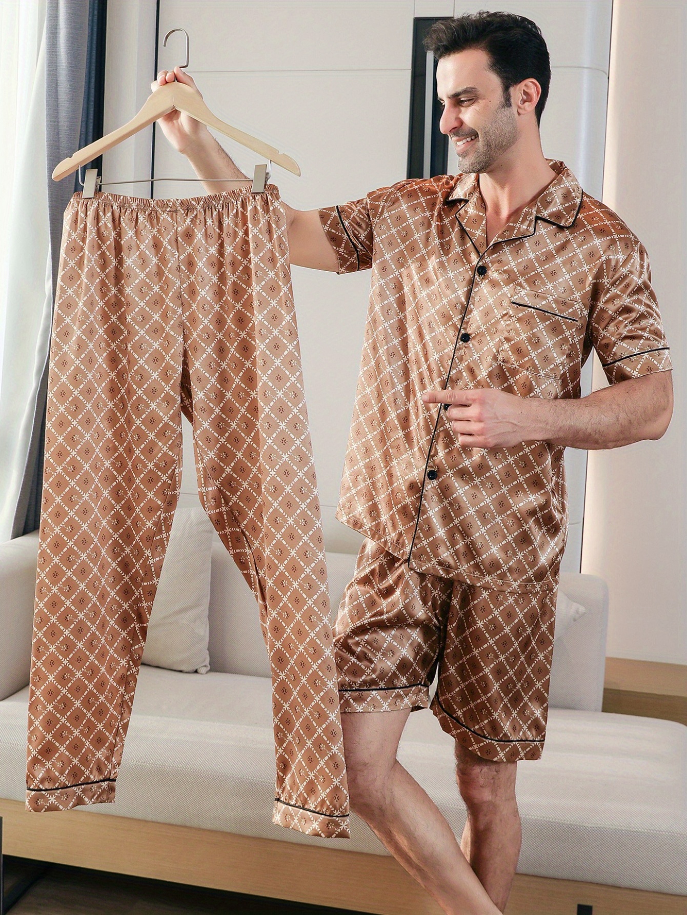 Men's Tsumugi SAMUE 100% cotton Japanese traditional