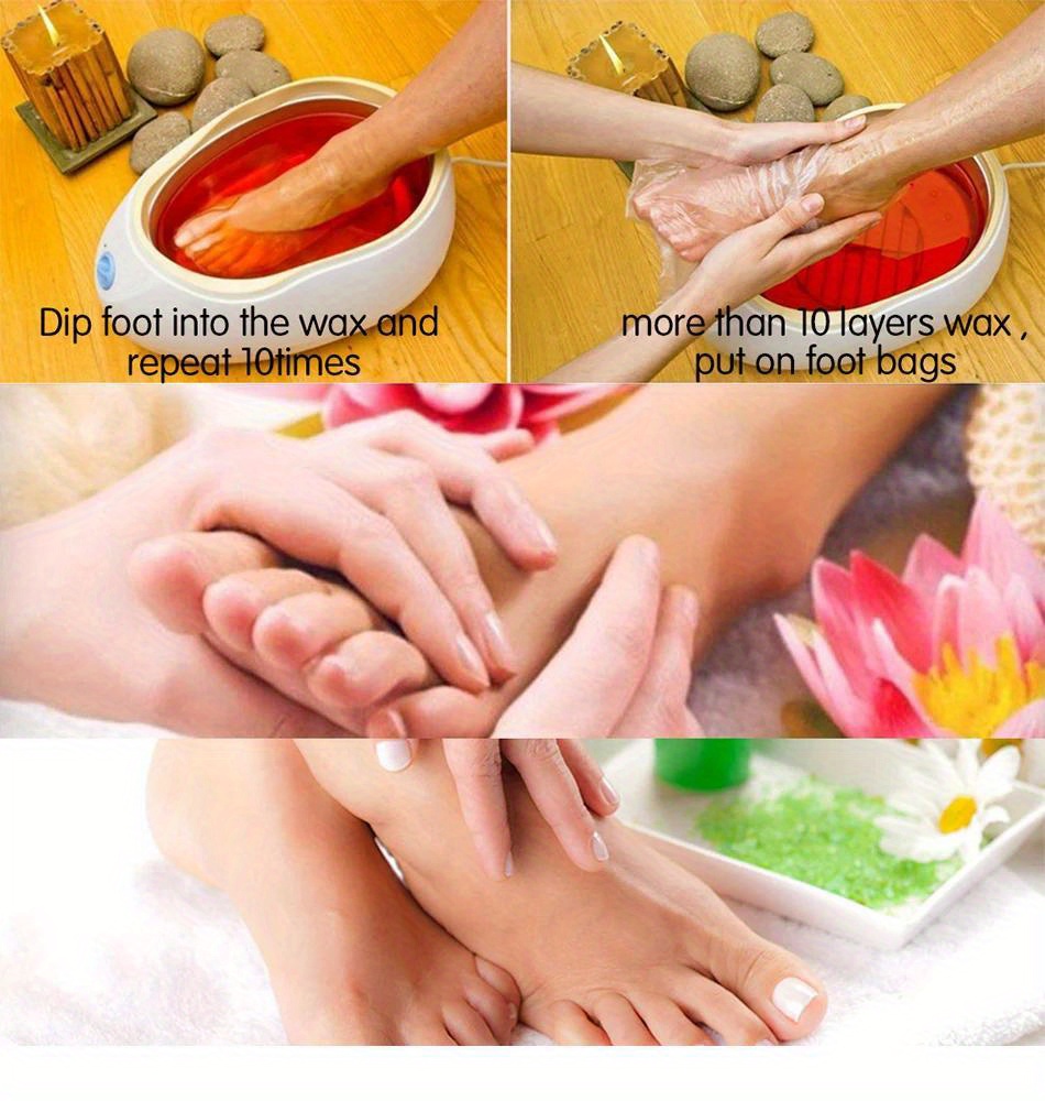 100pcs disposable foot mask cover, plastic foot cover, suitable for foot repair, foot moisturizing socks SPA foot care, transparent foot mask socks for trial shoes, with stickers, comfortable closure.