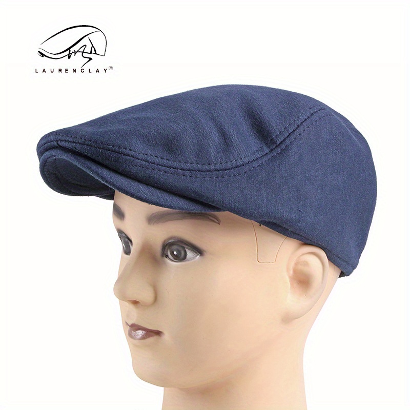 

Men's Newsboy Cap, Fashionable Driver Taxi Hunting Cap, 26cm Length, Stylish Classic Accessory For Casual Wear