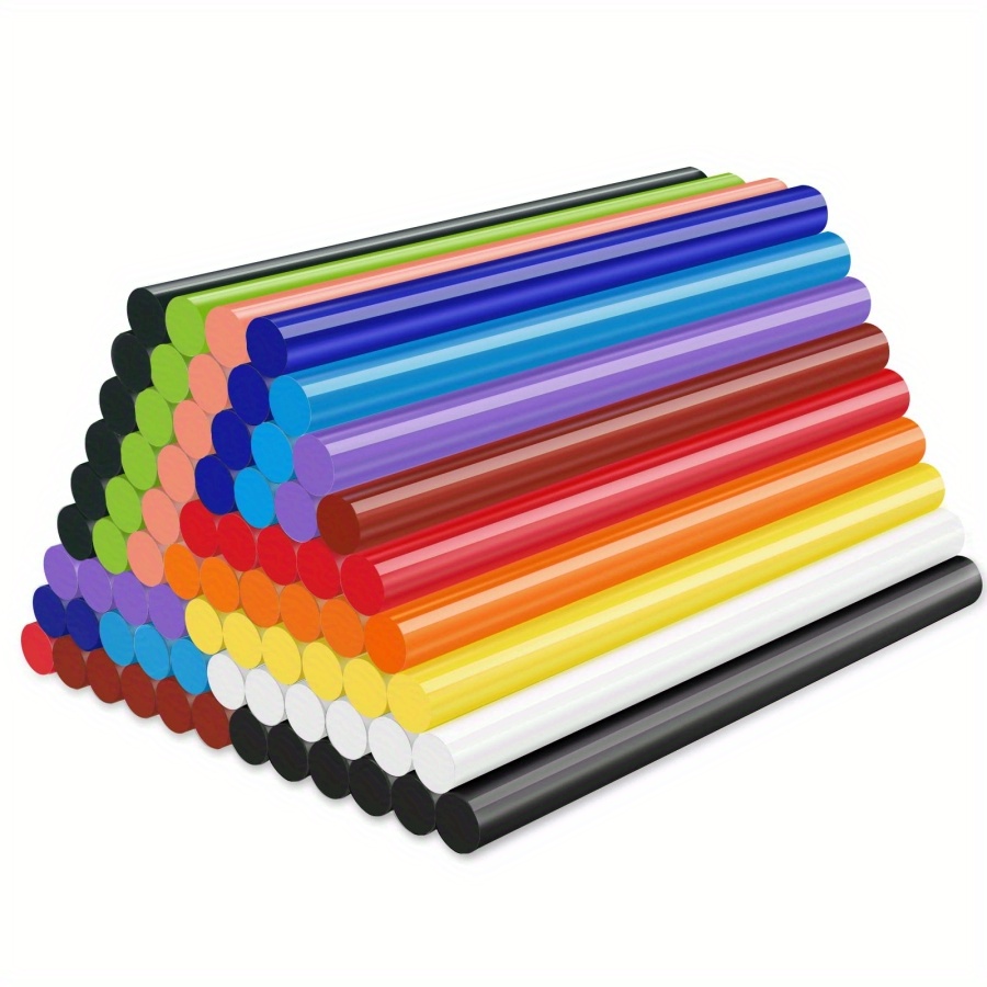 

25pcs Eva Glue Sticks, Mini 0.25" X 3.99" Colored Adhesive Bars, For Diy Crafts, Art Projects & Repairs