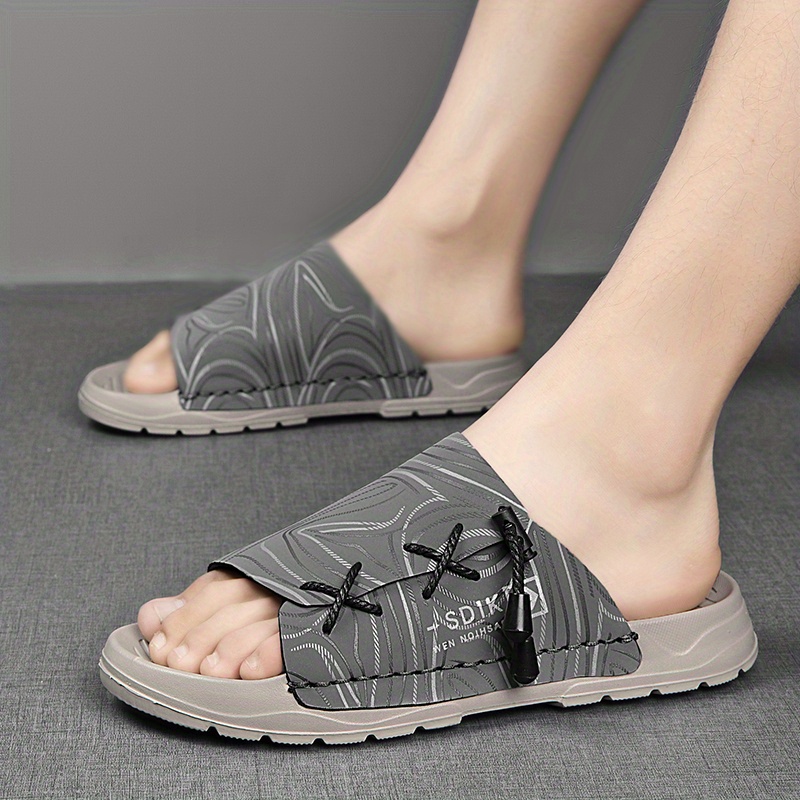 Fashion breathable slippers mens