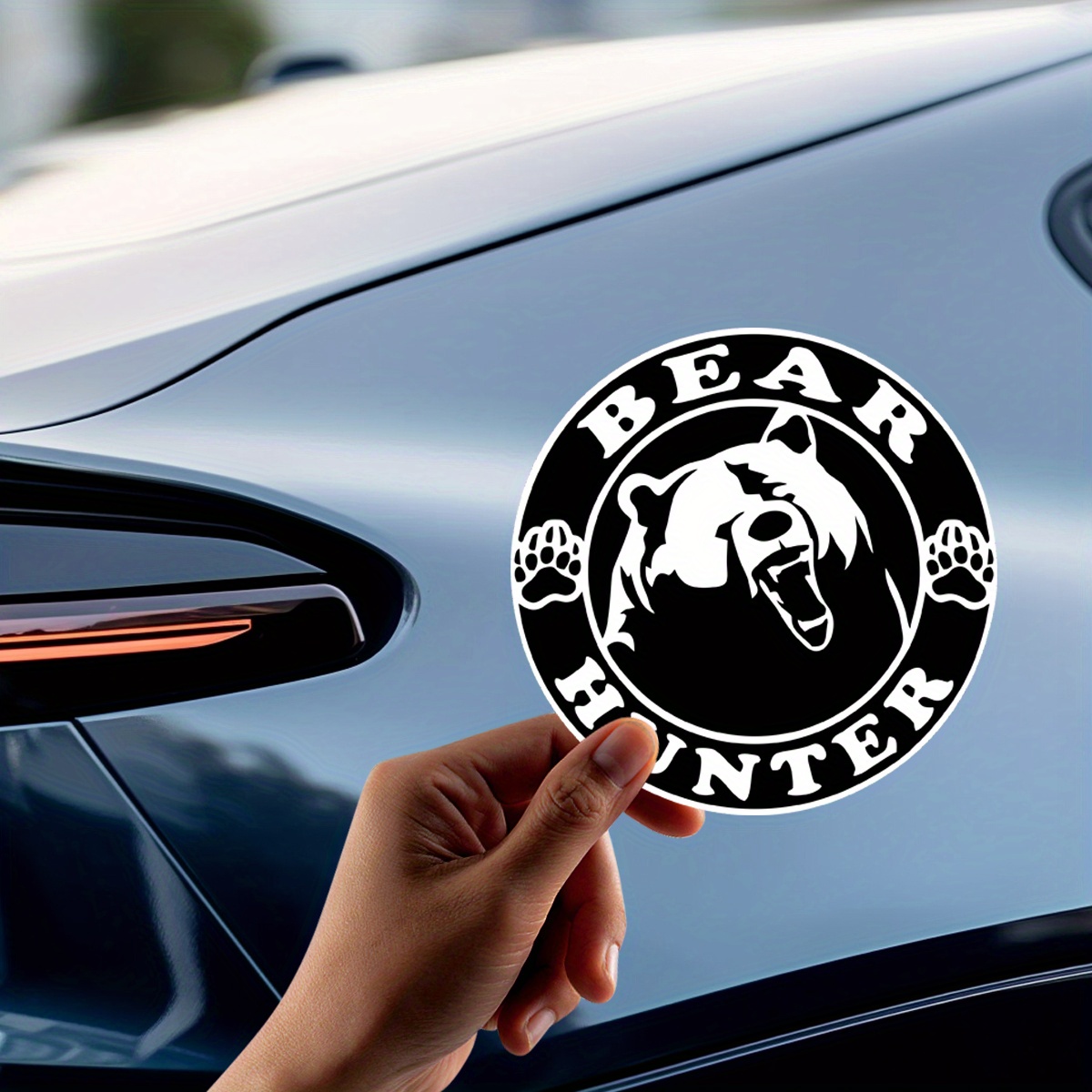 

Waterproof Vinyl Decal - Matte Finish, Durable Car Sticker With Claw Design For Outdoor Use