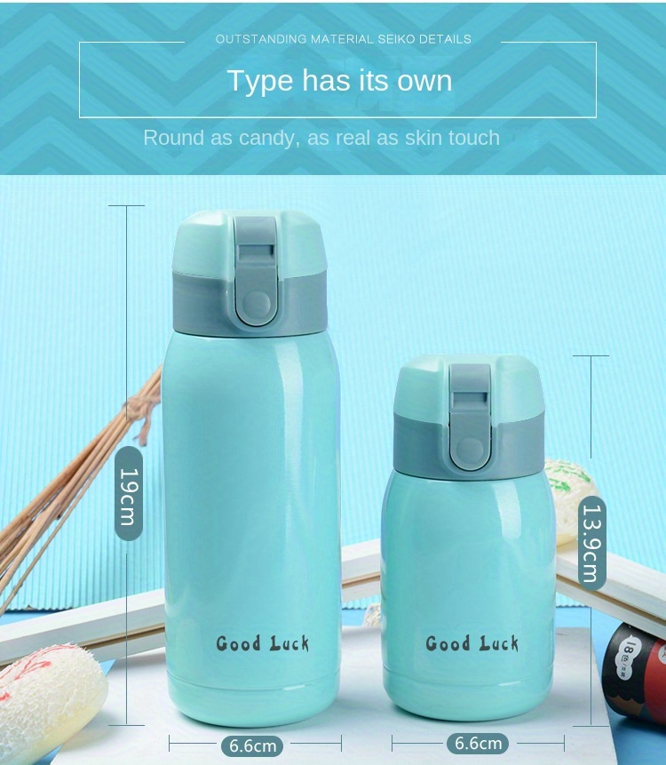 stainless steel insulated water bottle with carry strap leakproof portable travel mug for hot and cold beverages ideal for outdoor activities halloween gifts details 3