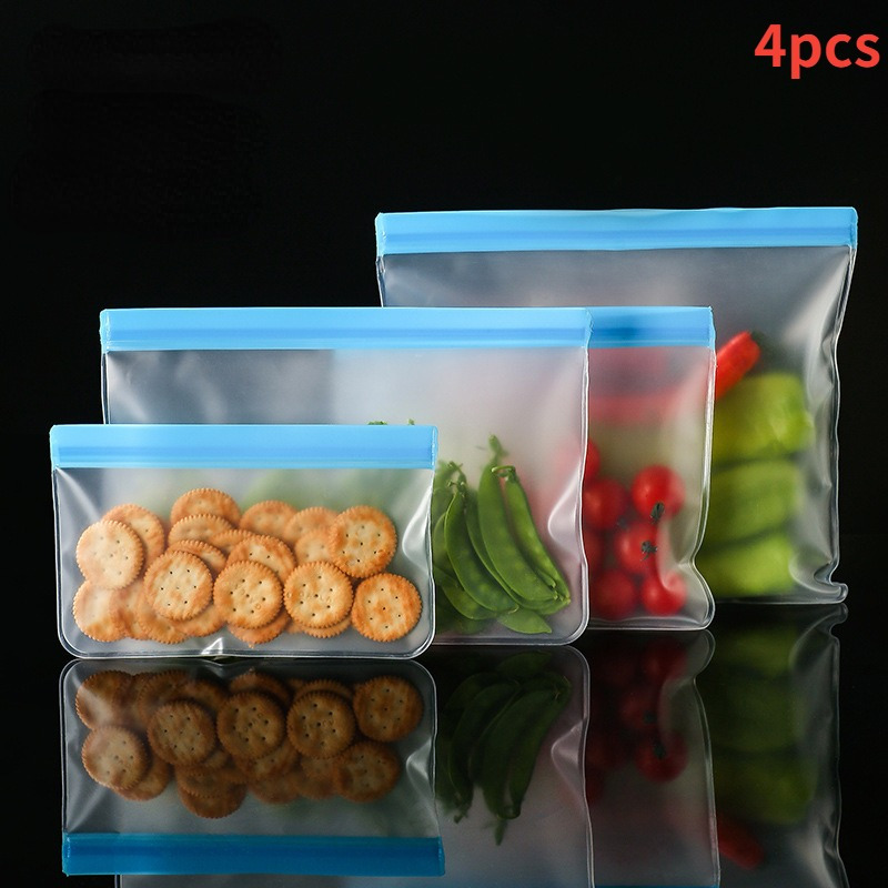 HIBRO Tortilla Warmer Container EVA Food Preservation Bag Refrigerator Food  Storage Bag Fruit Vegetable Food Sealed Bag Reusable