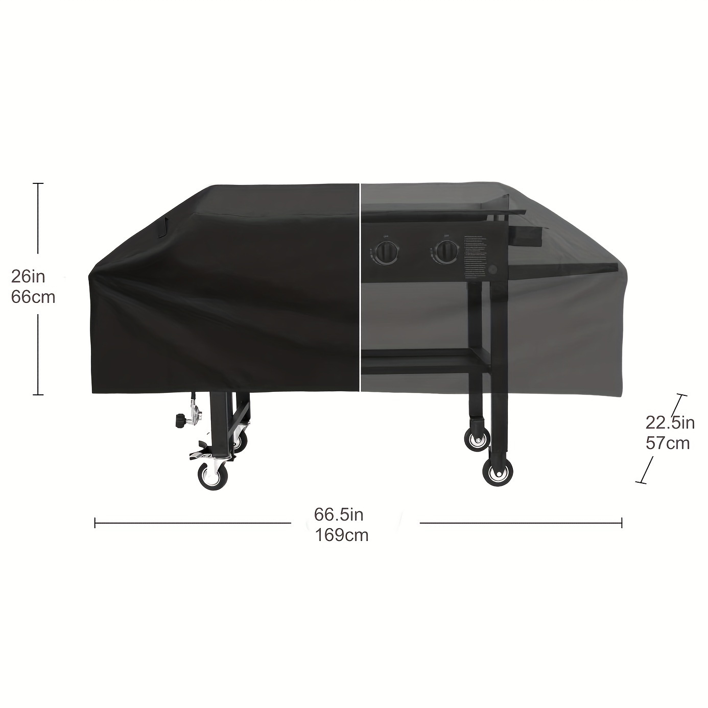 

1pc, Inch Griddle Cover - Waterproof, Weather Resistant, Anti-uv, Fade Resistant - For Station And Camp Ftg600 Flap