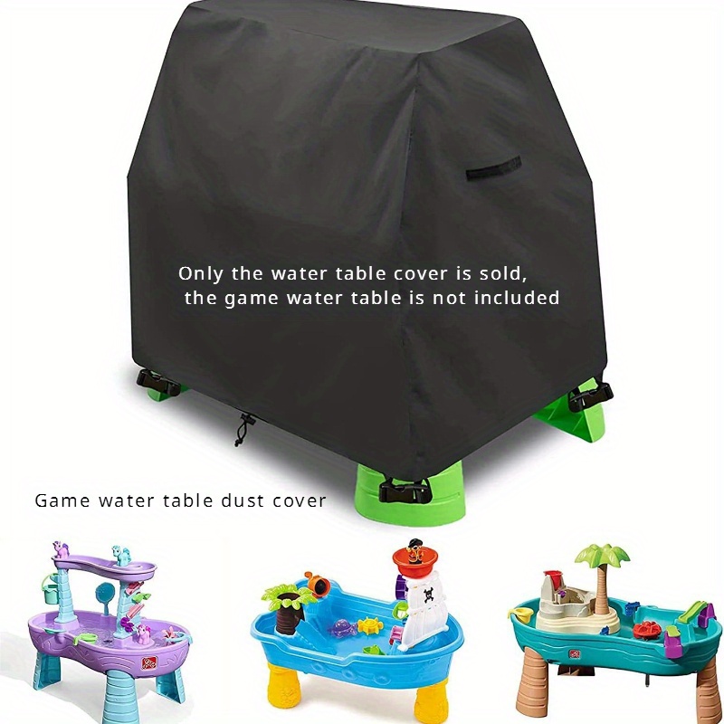 

Waterproof Polyester Table Cover For Rain Showers Splash Pond Water Table - Woven Protective Dust Cover For Outdoor Game Water Table And Toys - 1pc Weather-resistant Cover For Playtime Protection