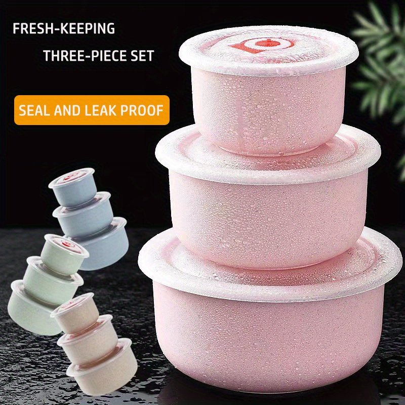 popular   3pcs set high quality wheat straw bowls microwave safe   lunch bento boxes rice     details 8