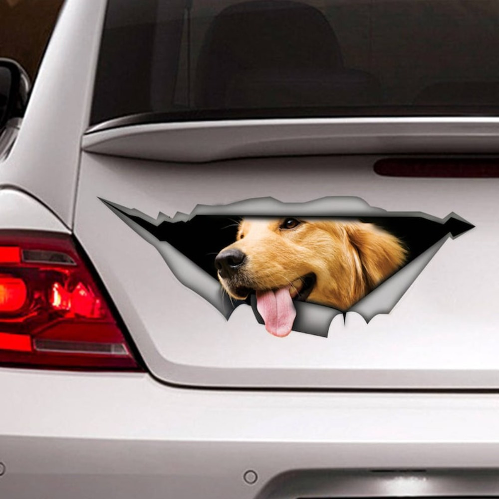 

Golden Retriever Car Decal, Pet Decal, Dog Decal, Vinyl Decal, Car Decal, Funny Decal, Laptop Decal