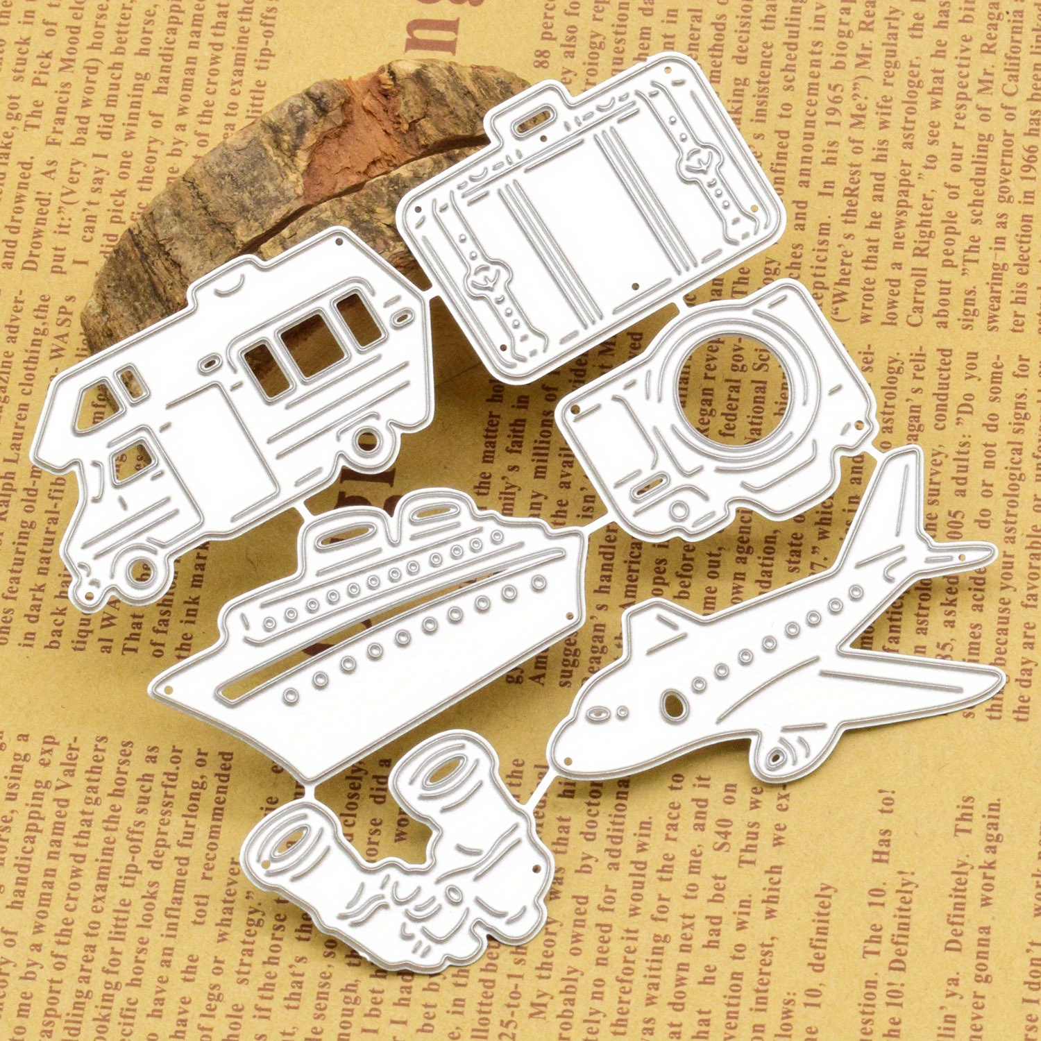 

1pc Travel Transportation Car Aircraft Ship Metal Cutting Dies Stencils For Diy Scrapbooking Cards Making Paper Craft