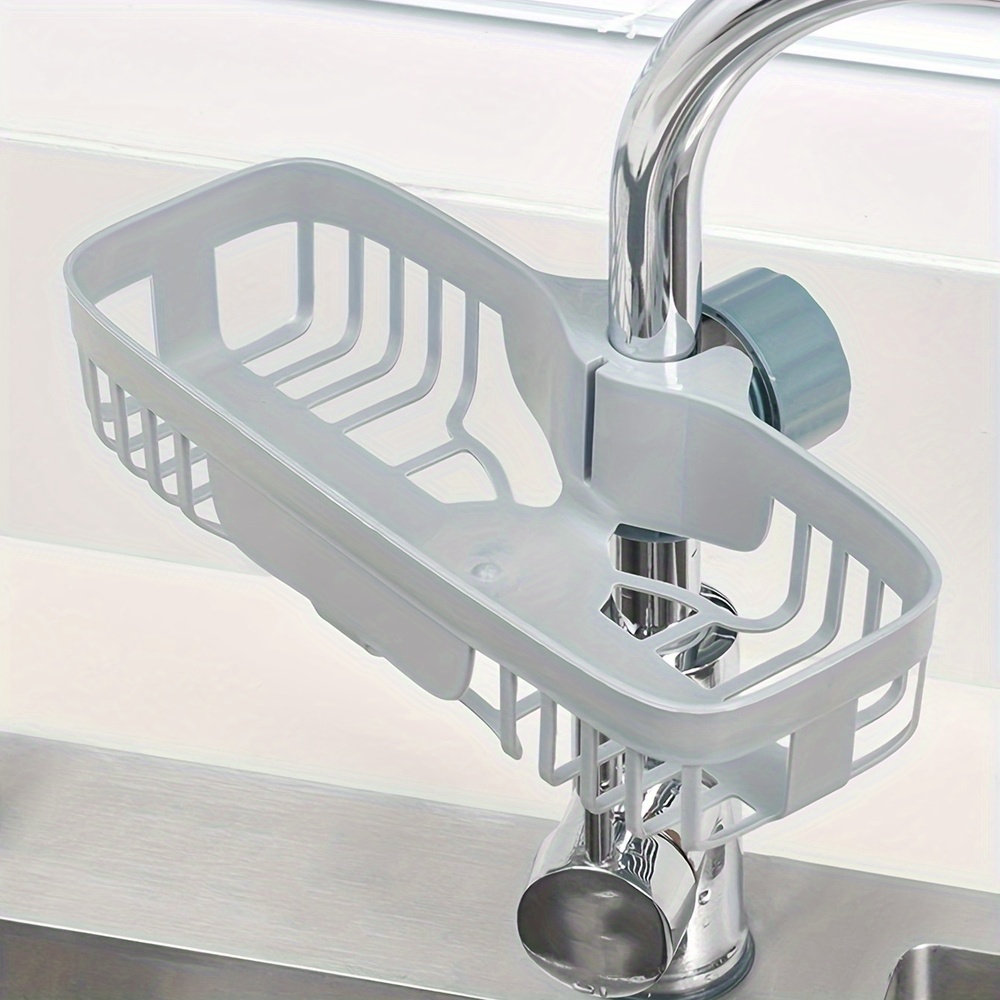 TEMU 1pc Sink Organization: , -saving Over-faucet For Sponges & Soap, -to-clean & -use, For Restaurants