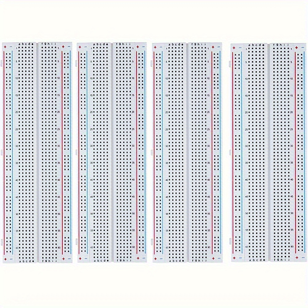 

4pcs, 830 Point Solderless Pcb Board Kit For Distribution Blocks