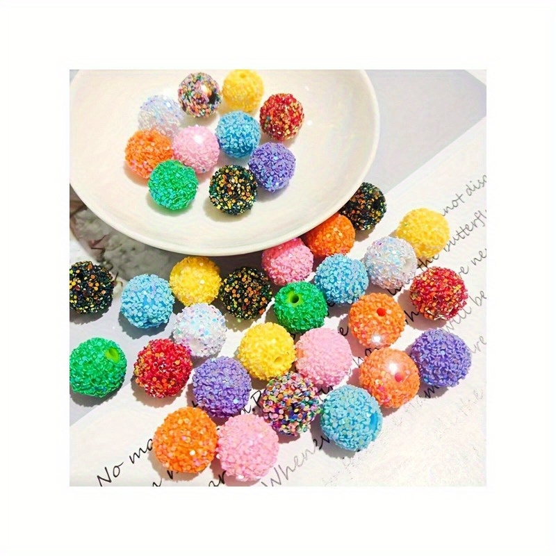 

10pcs 16mm Crystal Pen Beads For Jewelry Making Diy Handmade Beaded Pens Key Chain Special Decors Accessories