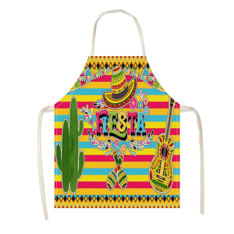 TEMU 1pc May 5th Theme Mexican Cactus Colorful Band Apron Waistband / Durable Party Apron Waistband