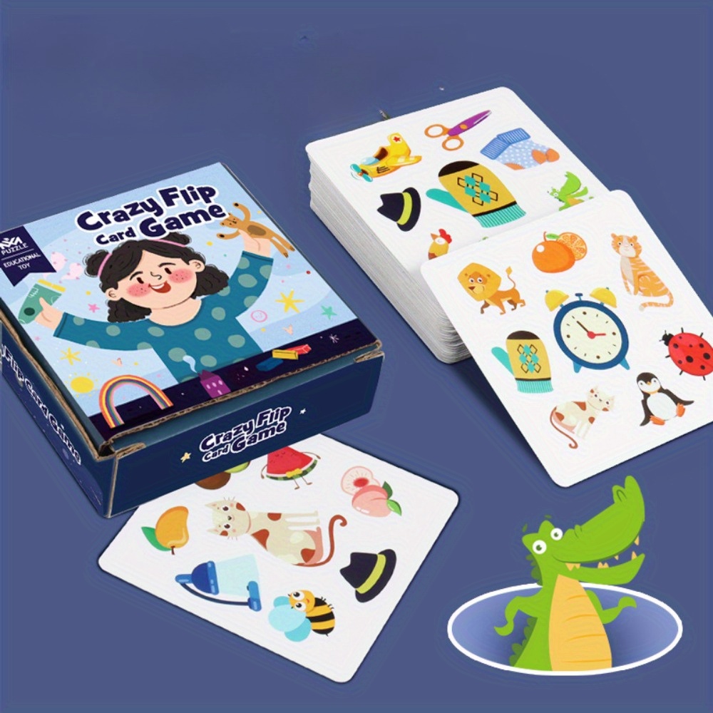 

Concentration Training Card, Crazy Match Match Finding The Same Puzzle Thinking Training Board Game Toys