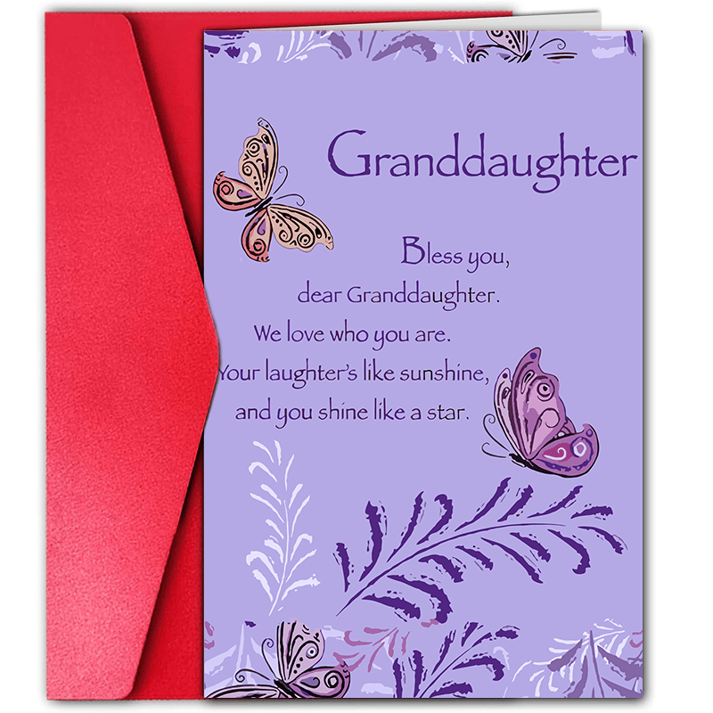 

1pc, Birthday Cards, Purple Flowers For Granddaughter, Cartoon And Text, To Give To The Person You Love, Small Business Supplies, Thank You Cards, Birthday Gift, Cards, Unusual Items, Gift Cards