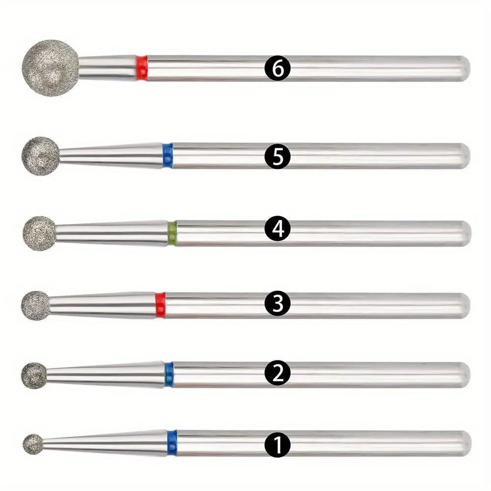 Image of Cuticle Head Nail Bit For Electric Nail File Gel Polishing Head Acrylic Manicure Pedicure Cuticle Tools