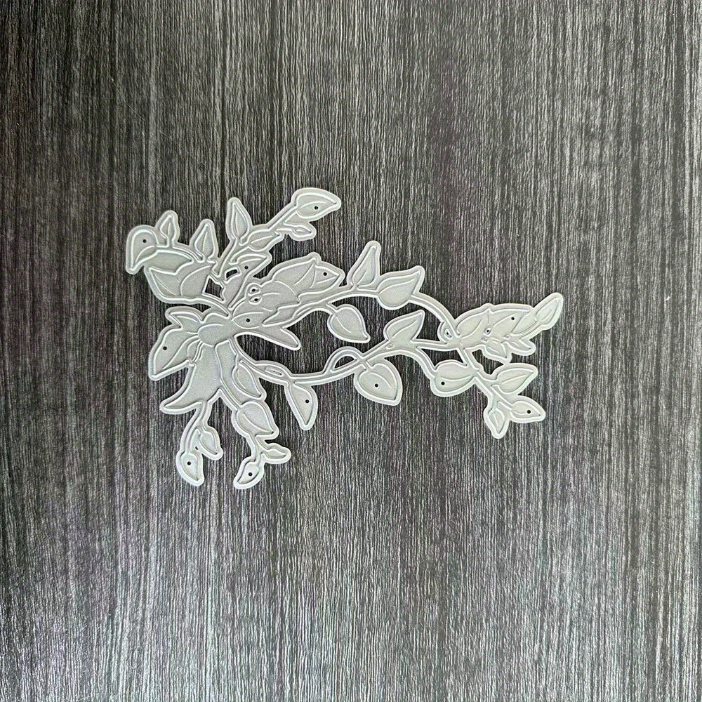 1pc Metal Cutting Die With Ivy Leaf Design, Diy Scrapbooking Artist Metal Cutting Die, Card Making Craft Template