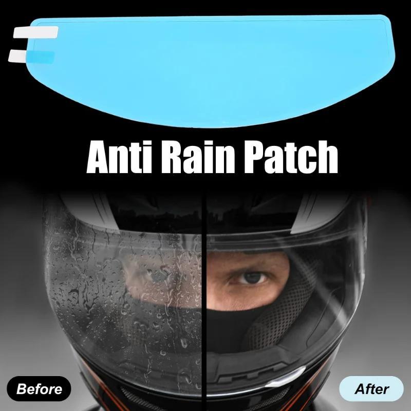 

2set Of Motorcycle Helmets, Transparent Anti Fog And Rain Film, Helmet Lenses, Durable Nano Coating Stickers, Motorcycle Safety Driving Helmet Accessories