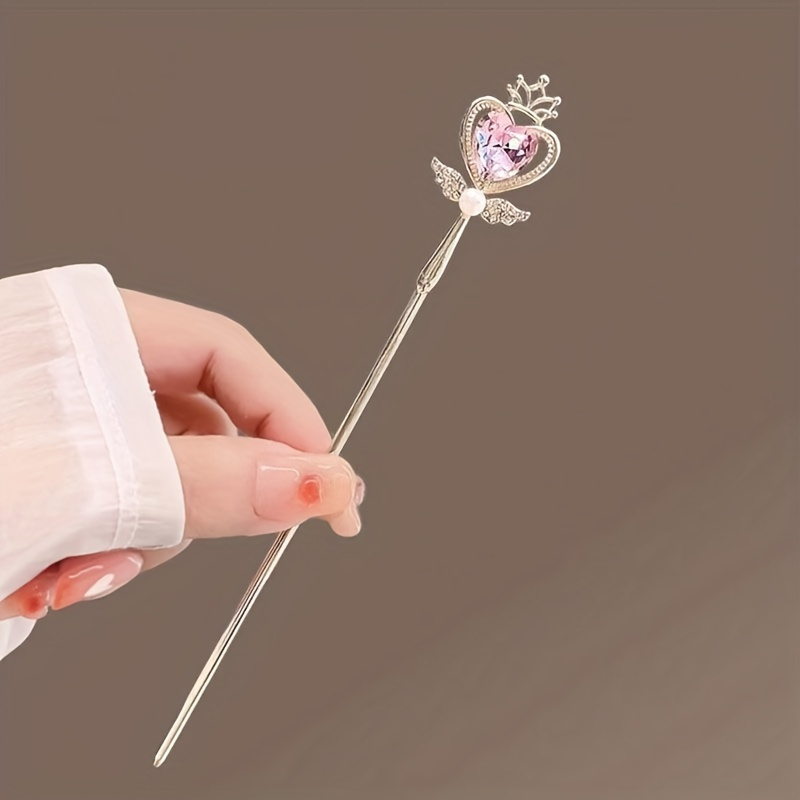 Image of 1pc Of Wand-shaped Hair Clip, Cute Hair Accessory For Women And