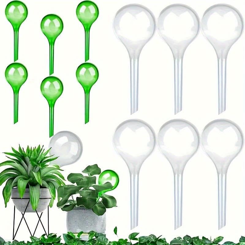 

plant Sitter" 5-piece Self-watering Globes For Plants - Fit, Easy Drip System For Succulents & Flowers On Balconies