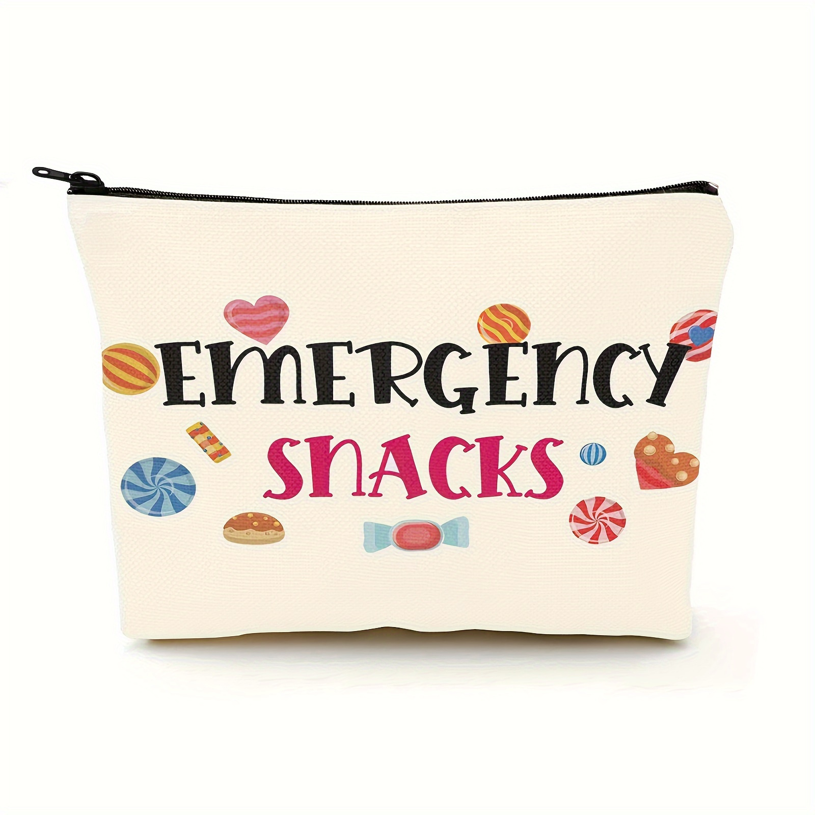 

Cute Snack Bag For Teens And Girls, Perfect For Travel, Weekend Getaways, Organize Your Cosmetics And , Ideal Gift For Best Friends, Sisters And Girls Trip, Fashionable And Multi Functional