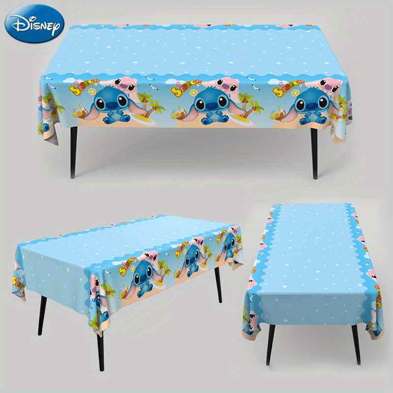 

3pcs, Disney Stitch Party Tablecloth Birthday Weddings Banquets Tables Favors Restaurants Rectangular Tables Decoration Supplies Christmas Halloween Party Table Covers